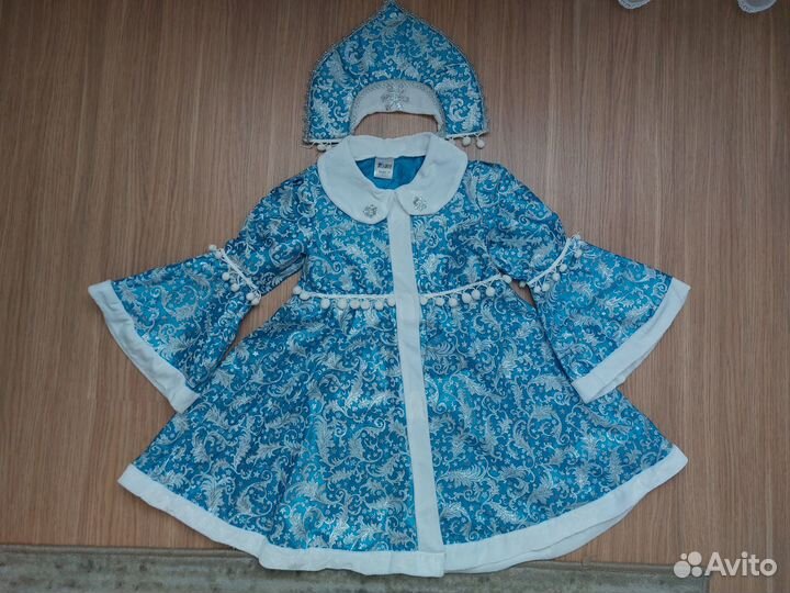 Костюм снегурочки для девочки 122-128