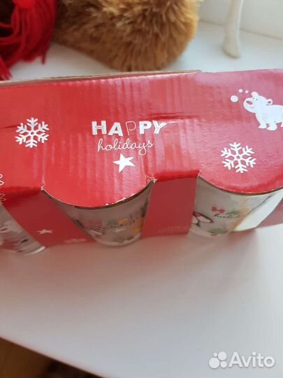 Новогодние стаканы