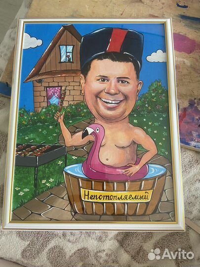 Портреты, шаржи на заказ