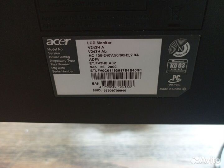 Монитор Acer 24