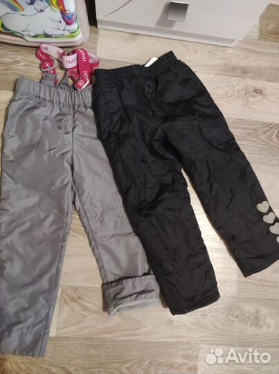 Комбинезоны, куртки, штаны для девочки 104-116 см