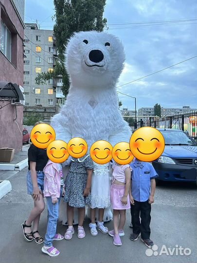 Белый Мишка поздравление