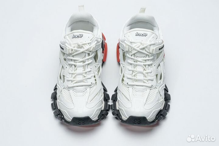 Balenciaga Track 2 Sneaker White Red Black