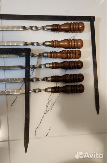 Набор для шашлыка. Шампура из нержавейки, мангал