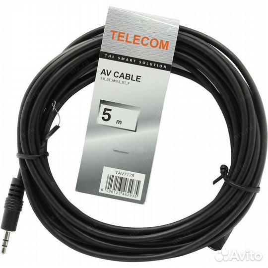 Кабель удлинитель аукс 3.5 Jack 1,5-5 м
