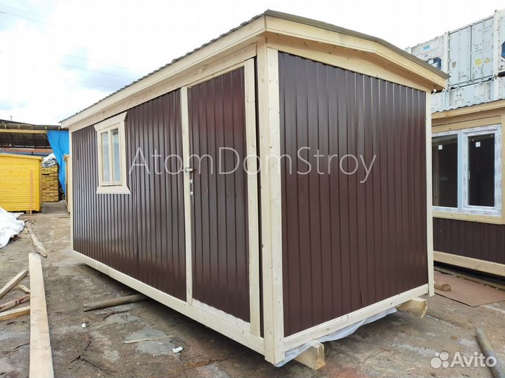 Новые деревянные бытовки