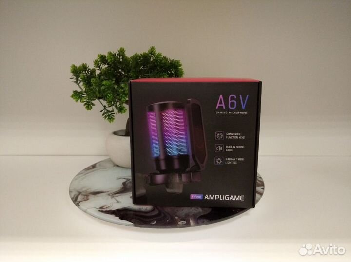 Микрофон проводной Fifine Ampligame A6V