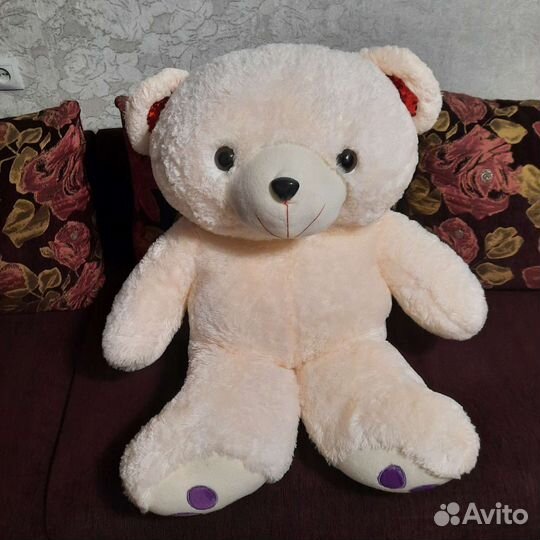 Большая мягкая игрушка медведь