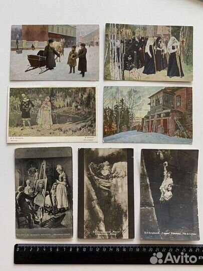 Набор почтовых открыток 19 века, есть хорошие