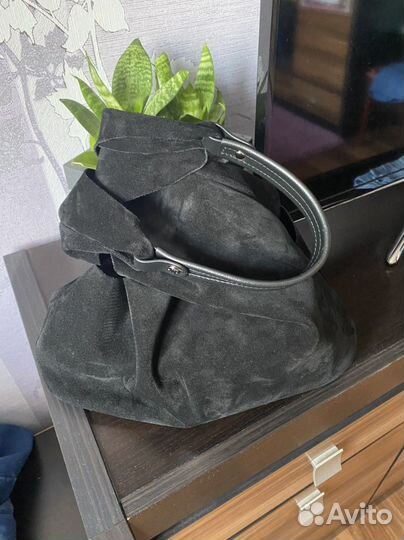 Сумка натуральная замша