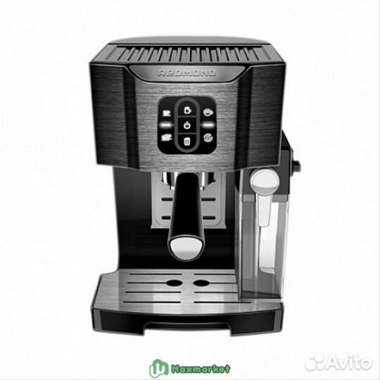 Кофеварка redmond RCM-1511, черный, хром