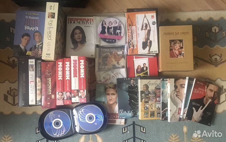 Лот. Фильмы на dvd (больше 740 шт)