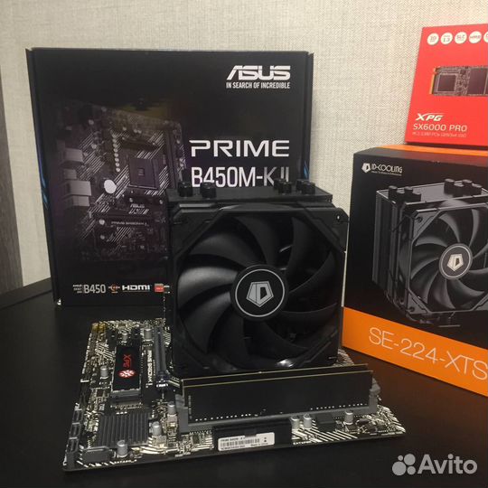 Материнская плата + Процессор + озу + SSD