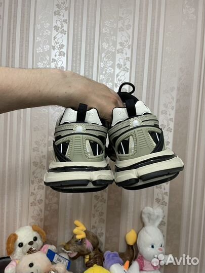 Кроссовки balenciaga track 2 black/beige