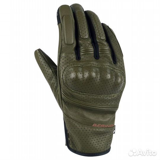 Motorradhandschuhe Bering Score Khaki grün