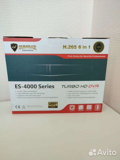 Регистратор видеонаблюдения 4-х канальный Sunqar