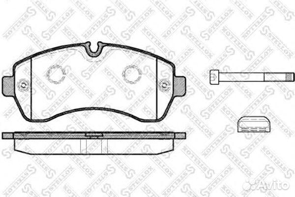 Колодки тормозные передние