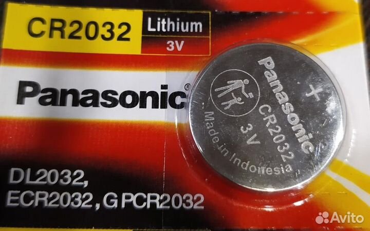 Батарейки CR2032 Panasonic