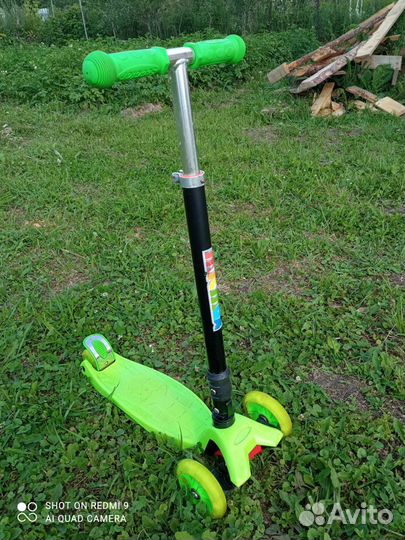 Самокат детский трехколесный бу