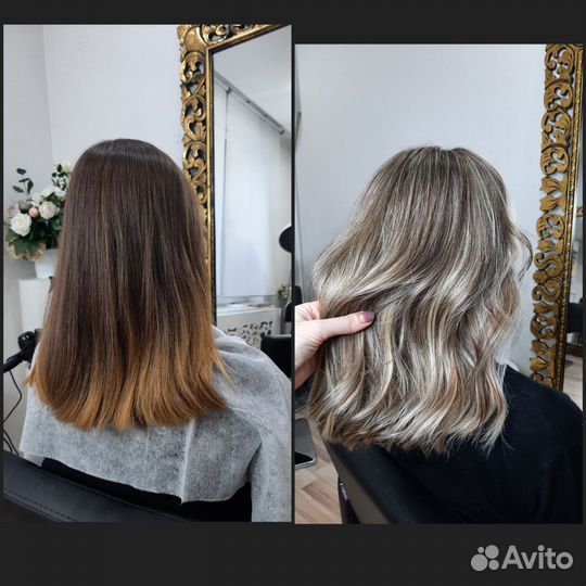 Колорист, сложное окрашивание, AirTouch, рельеф