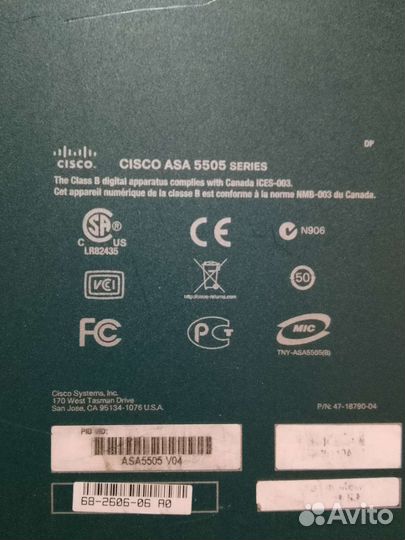 Cisco asa 5505 series