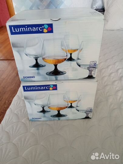 Фужеры новые. Luminarc