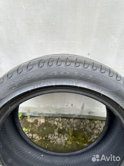 Pirelli Cinturato P7 245/45 R18 и 275/40 R18