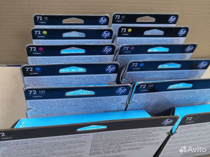 Картриджи hp 72 C9401A Gray