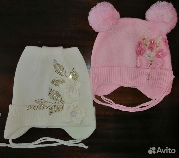 Две шапочки на 1-2 года