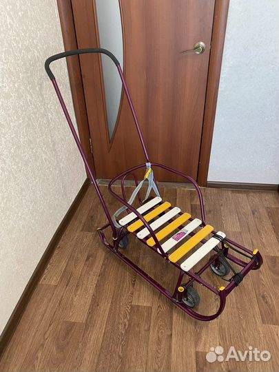 Санки тимка универсал на колесиках