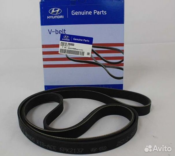 Ремень генератора Solaris KIA Ceed,Cerato