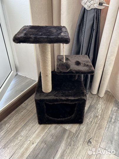 Домик для кошки с когтеточкой