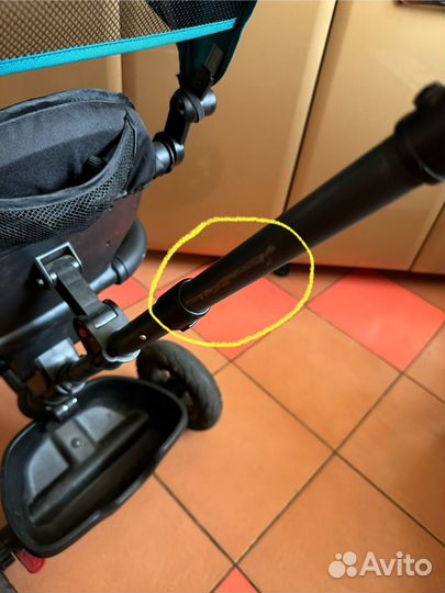 Велосипед детский трехколёсный складной