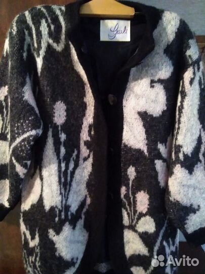 Кофта - кардиган шерсть+ мохер