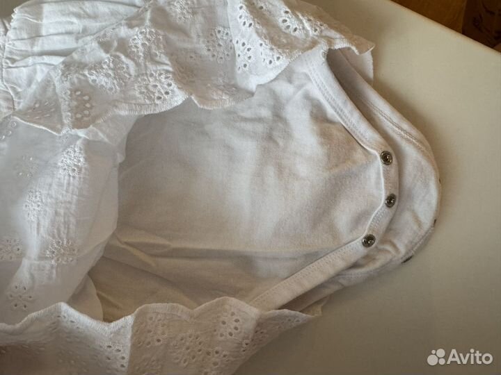 Платье-боди для девочки 80