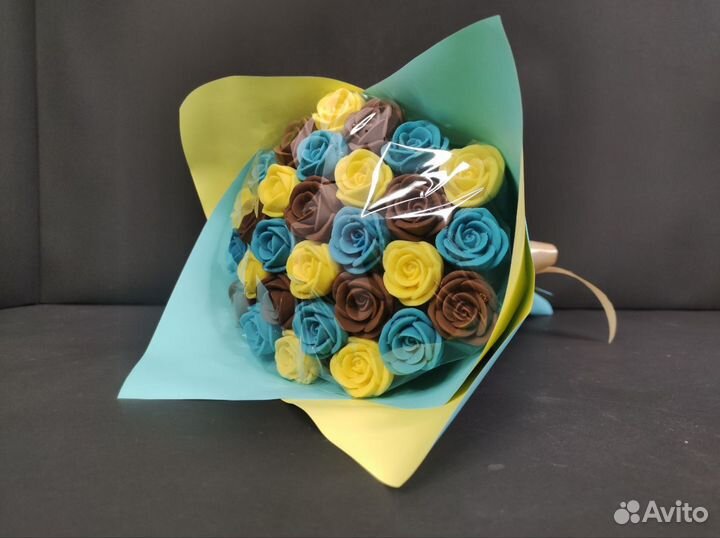 Шоколадный букет - 29 Роз