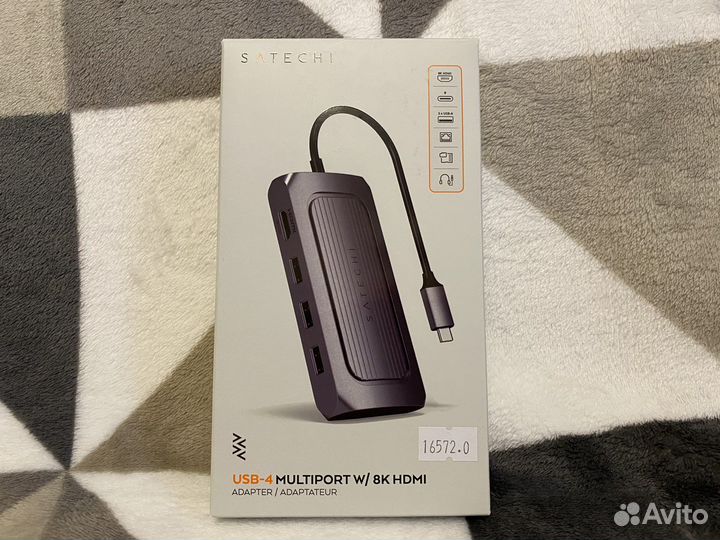Хаб Satechi USB-4 Multiport 8K hdmi (как новый)