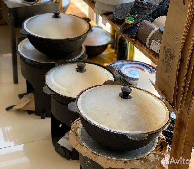 Казан 12 литров с крышкой