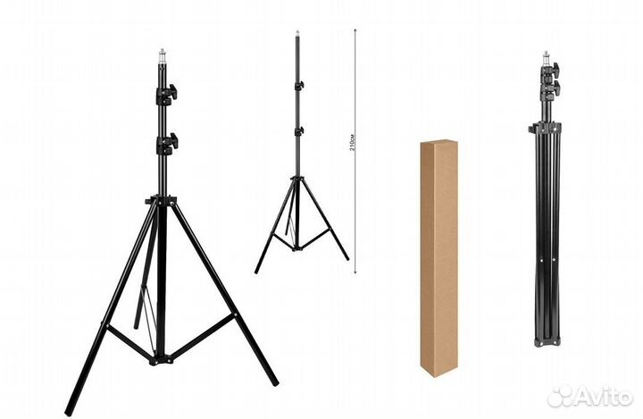 Штатив трипод для селфи кольца и фото-техники 2,1м