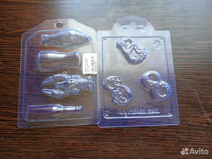 Пластиковые формы для шоколада, мыла