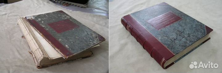 Реставрация книг, альбомов, блокнотов и проч