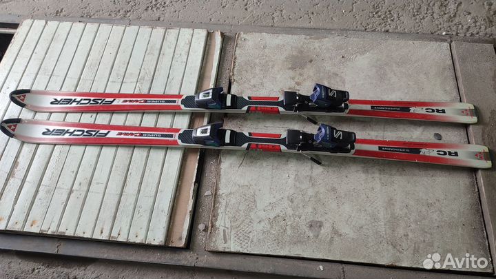 Горные лыжи, ботинки комплект fischer