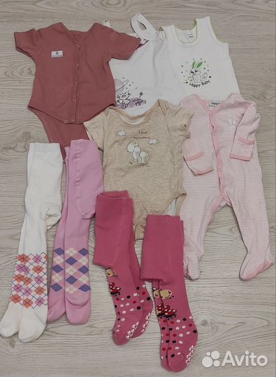 Детские вещи пакетом на девочку 62-74