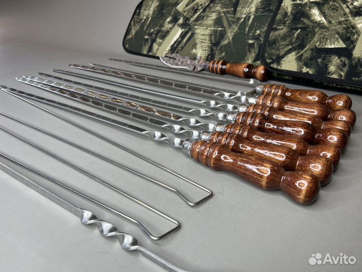 Набор шампуров в чехле новый