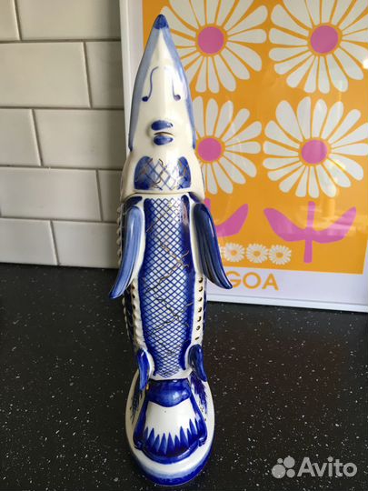 Бутылка гжель