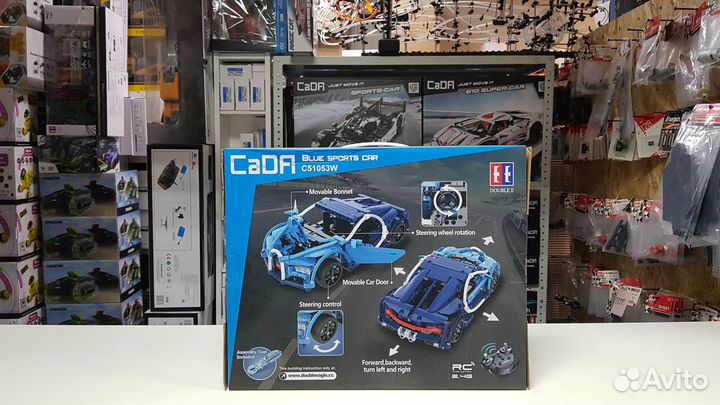 Радиоуправляемый конструктор cada deTech Бугатти