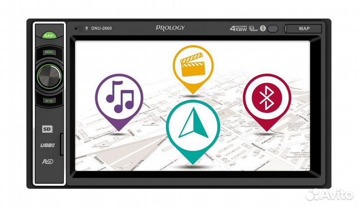 Магнитола Prology DNU-2660 мул. навигационный цент
