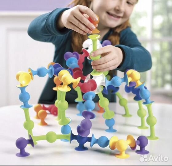 Конструктор в яйце веселые большие прилипалы