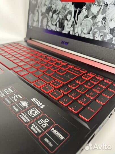 Игровой ноутбук Acer Nitro GTX 1650 i5 9300 16gb