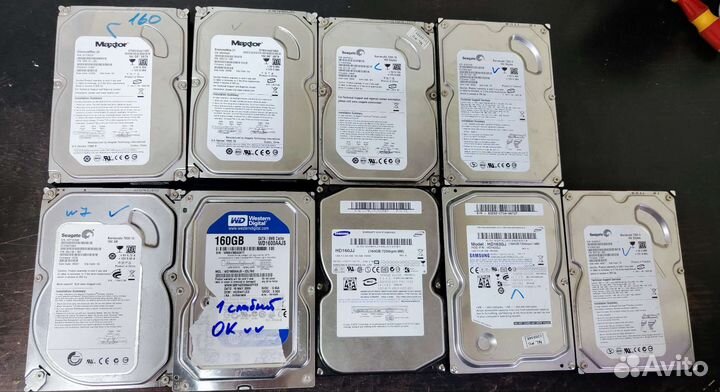 Рабочие (исправные) жесткие диски